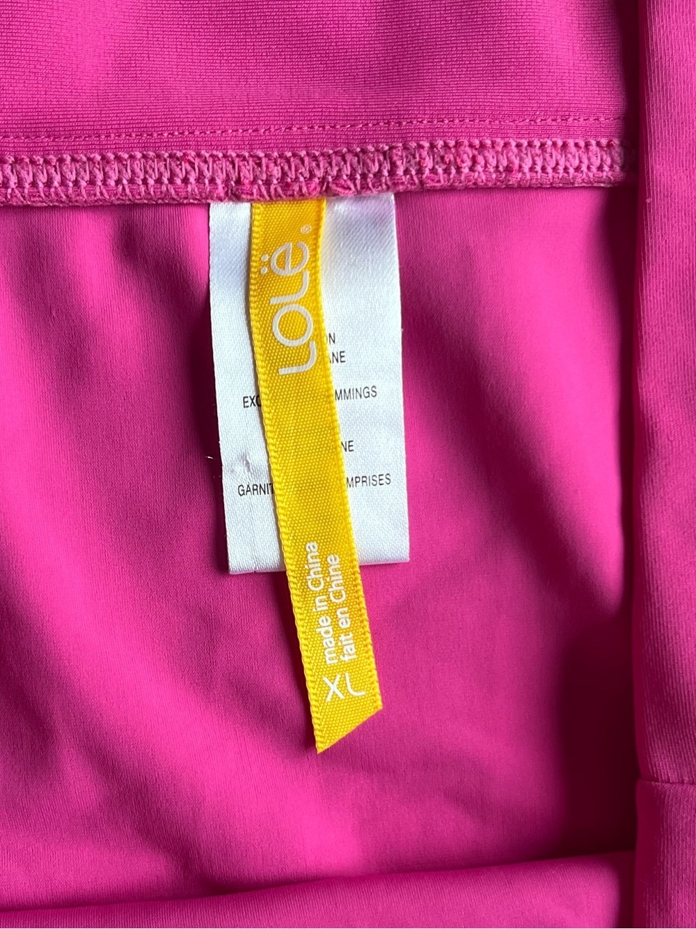 Lolë Vibrant Pink Performance Athletic Activewear Skirt Size XL - Picture 4 of 7
